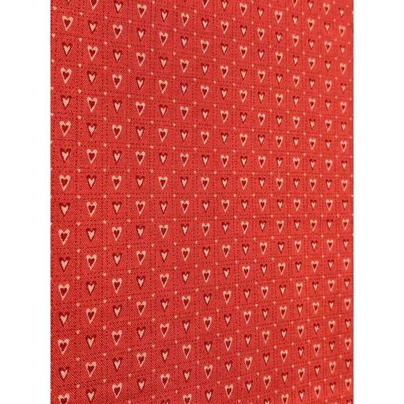Christmas Fun Red Heart Fabric 1/2 yard x 44" Lecien Lynette Anderson Designs Ma - Picture 1 of 5